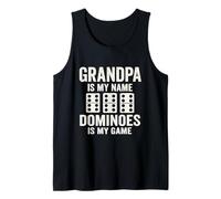 Grandpa is My Name, Joueur de Dominos, Jeu de tuiles Dominoes Lover Débardeur