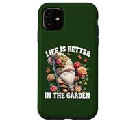 Grandpa Life Is Better In The Garden Gnome For Gardening Mom Coque pour iPhone 11