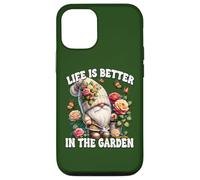Grandpa Life Is Better In The Garden Gnome For Gardening Mom Coque pour iPhone 12/12 Pro