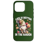 Grandpa Life Is Better In The Garden Gnome For Gardening Mom Coque pour iPhone 16 Pro