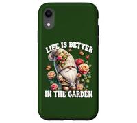 Grandpa Life Is Better In The Garden Gnome For Gardening Mom Coque pour iPhone XR