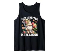 Grandpa Life Is Better In The Garden Gnome For Gardening Mom Débardeur