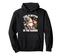 Grandpa Life Is Better In The Garden Gnome For Gardening Mom Sweat à Capuche