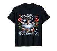 Grandpa Motorcycle Riding GNOME Graphic for Biker Grandma T-Shirt