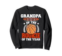 Grandpa of Rookie 1er Anniversaire de Basket-Ball Assorti Sweatshirt