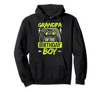 Grandpa of The Birthday Boy Gamer vidéo Assorti Anniversaire Sweat à Capuche