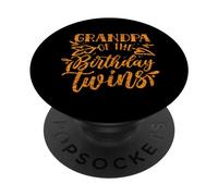 Grandpa of The Birthday Twins célèbre Son Grand-père jumeau Mignon PopSockets PopGrip Adhésif