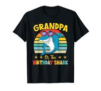 Grandpa Of The Shark Birthday Family Birthday Grandson T-Shirt