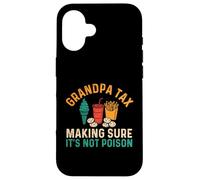 Grandpa Tax pour s'assurer Que ce n'est Pas du Poison - Grandfather Papa Coque pour iPhone 16
