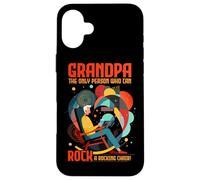 Grandpa The Only Person Who Can Rock a Rocking Chair Coque pour iPhone 16 Plus