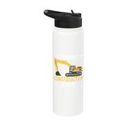 Grandpas Construction Buddy Pelle Stainless Steel Insulated Water Bottle