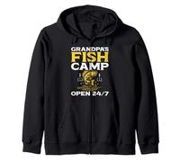 Grandpa's Fish Camp Ouvert 24h/24, 7j/7 Sweat à Capuche