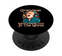 Grandpas Laughter is The Best Sound in The World PopSockets PopGrip Adhésif