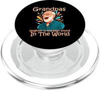 Grandpas Laughter is The Best Sound in The World PopSockets PopGrip pour MagSafe