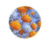 Grands aimants ronds magnétiques pour réfrigérateur de cuisine avec magnétisme durable Blanc Orange