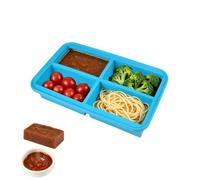 Grands bacs à glaçons pour congélateur, bac de congélation pour sauce 260 | Récipients à soupe pour la congélation, moules en silicone avec couvercle, récipients de préparation des repas pour