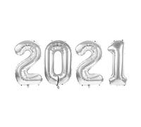 Grands ballons en aluminium multicolores en forme de chiffres pour réveillon du Nouvel An, festival, fête, anniversaire, décoration de remise de diplôme, fête d'anniversaire