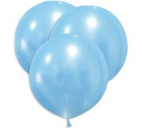 Grands ballons latex 5 pièces bleu clair 47cm