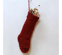 Grands bas de Noël en tricot torsadé de 45,7 cm pour cheminée, cheminée, décoration de vacances, bas tricotés épais pour contenir des bonbons, des cartes, des chocolats et des petites friandises de