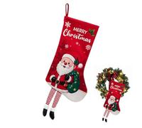 Grands Bas Noël Décoratifs Grande Pochette Rangement À Bonbons Et Petits