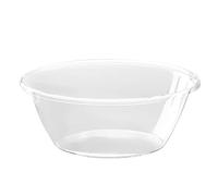 Grands bols à mélanger, transparent grand en plastique réutilisable pour la cuisson à salade cuire la préparation des aliments marins clairs (Petite taille) (Grande taille)