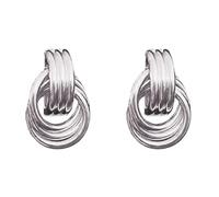 Grands Boucles D'oreilles Cerceaux Gold Silver Plaqué Confortable Ornement De Bijoux Portable Pour Les Femmes Designs Élégants Pende Les Boucles D'oreilles