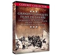 Grands Classiques Films De Guerre : La Bataille De Bloody Beach + Pacific Inferno + Au Service De Sa Majesté - Pack