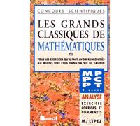 Grands classiques - Mathématiques analyse 2ème année