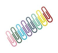 Grands Clips de couleur bonbon, attaches métalliques pour l ' organisation des Documents, trombones robustes, 8 pièces
