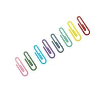 Grands Clips de couleur bonbon, attaches métalliques pour l ' organisation des Documents, trombones robustes, 8 pièces