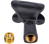 Grands Clips de Microphone Flexibles pour Tous Les émetteurs Portables Adaptateur de Support de Micro Dur et Durable Filetage en Plastique/cuivre avec vis en cuivre