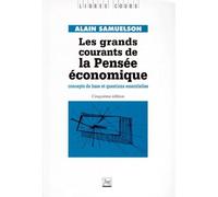 Grands courants de la pensee economique (les) - Alain Samuelson - Presses Universitaires Grenoble - broché - Livre