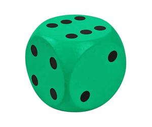 Grands dés en mousse - Accessoires en polyuréthane - Aide à l'enseignement des mathématiques - Jouet pour pour jouer, enseigner et apprendre - 15 cm - Jeu - Course de mots