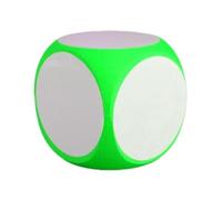 Grands dés en Mousse effaçables de 10 cm - Dés Vierges effaçables à Sec pour | Aide pédagogique en Classe, activité de Bricolage, Jeux de Travail d'équipe, Courses de Relais, devinettes de Mot