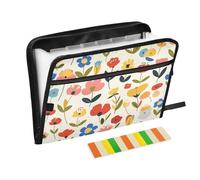 Grands dossiers de fichiers 13 poches format A4 avec fermeture éclair pour la maison et le bureau