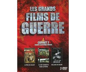 Grands films de guerre - Grands classiques russes - Coffret 2 : Le père du soldat + Ils ont combattu pour la patrie + Ballade du soldat