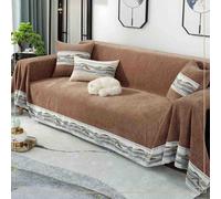 Grands jetés de canapé en Chenille pour canapé 3/4 Places, antidérapants, Style Chinois, Extra Larges, pour Fauteuil et lit, éléments de décoration intérieure Confortables.