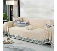 Grands jetés de canapé en Chenille pour canapés 3 et 4 Places, antidérapants, Style Chinois, jetés décoratifs Extra Larges pour canapés, fauteuils et Lits