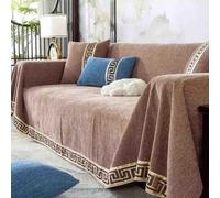 Grands jetés de canapé en Chenille pour canapés 3 et 4 Places, antidérapants, Style Chinois, jetés décoratifs Extra Larges pour fauteuils, Lits et canapés, Essentiels Confortables