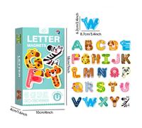 Grands lettres magnétiques animaux marins Alphabet jouets majuscules ABC cognitif puzzle aimants réfrigérateur mignon réfrigérateur enfant enfants Animals series
