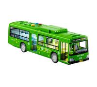 Grands modèles de voitures : effets sonores musicaux, compilation durable | Jouet de bus électrique avec lumières fonctionnelles et portes pour apprenant le divertissement et