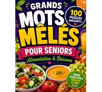 Grands Mots Mêlés pour Seniors - Alimentation & Boissons