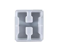 Grands moules en résine en forme de lettres de l'alphabet de A à Z pour bougies, Noël, anniversaire, moules en silicone époxy pour décoration de bureau (H)