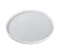 Grands moules en résine - trois pieds de table, moule à plateau rond silicone, moulage haute flexibilité, surfaces lisses très brillantes | Outil créatif pour les artistes bricoleurs et décorateurs d'