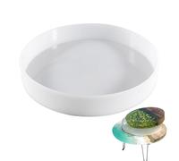 Grands moules époxy ronds pour l'art en résine | Moule de moulage en résine de silicone pour ornements faites-vous, planches de charcuterie, décorations de table | Outils de fusion de maison pour la