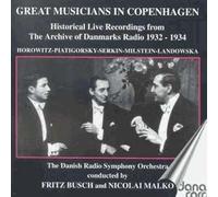 Grands Musiciens À Copenhague De 1932 À 1934 : Dvorák, Tchaikovski, Debussy, Poulenc, Beethoven, Chopin, Paganini