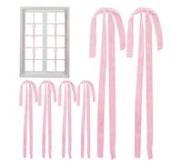 Grands Nœuds Christmas Organza À Tirer - 18cm Pour Emballage Cadeaux, Décoration De Fêtes, Mariages Ou Fleurs - Idéal Pour Saint-Valentin, Anniversaires Et Événements Spéciaux - Lot De Nœuds Élégants