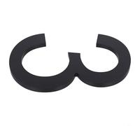 Grands numéros de maison flottants de 20,3 cm pour un usage domestique et commercial, design élégant ombre noire pour la visibilité des adresses (3)