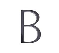 Grands numéros de maison flottants en métal, modernes, noirs, for adresse de porte, plaques de signalisation numériques extérieures, 5 pouces (C)(B)