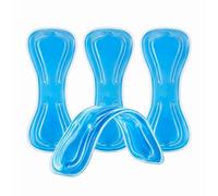 Grands packs de glace post-partum, compresse froide périnéale pour hémorroïdes réutilisables à refroidissement instantané pour soulager les douleurs périnéales, 4 unités, 22,86 x 10,16 cm
